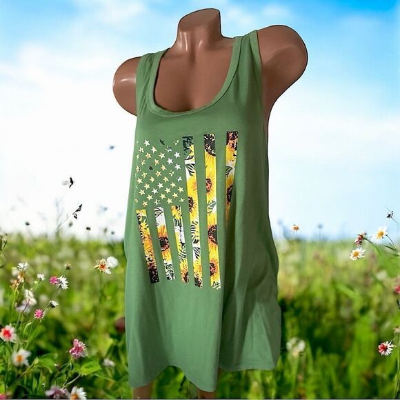 Tank Top l Flag Design l XXL l EUC - Picture 6 of 6